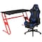 Flash Furniture Red Gaming Desk-Cup Holder/Reclining Chair Set BLN-X30RSG1030-BL-GG - alternate 5